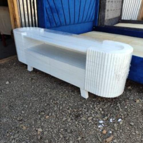 Modern Contemporary TV Stand - white