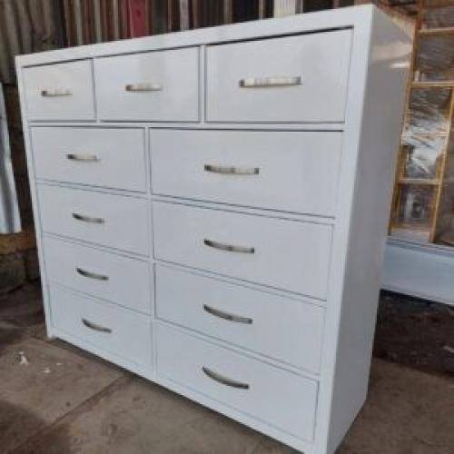 Classic Nova 10-Drawer Storage Chest – White Gloss